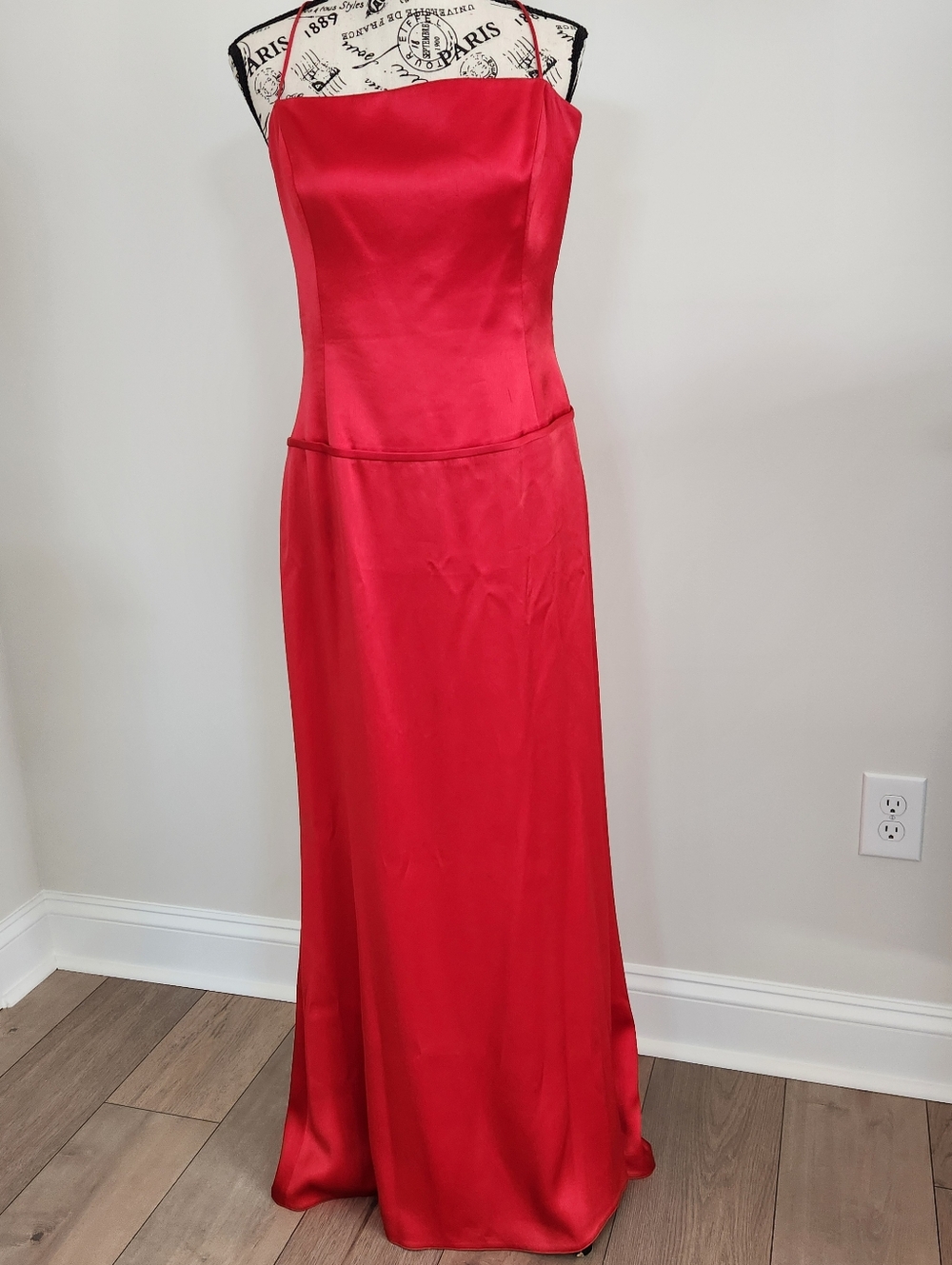 Elie Tahari Red Gown Sz 12 - Picture 3 of 10